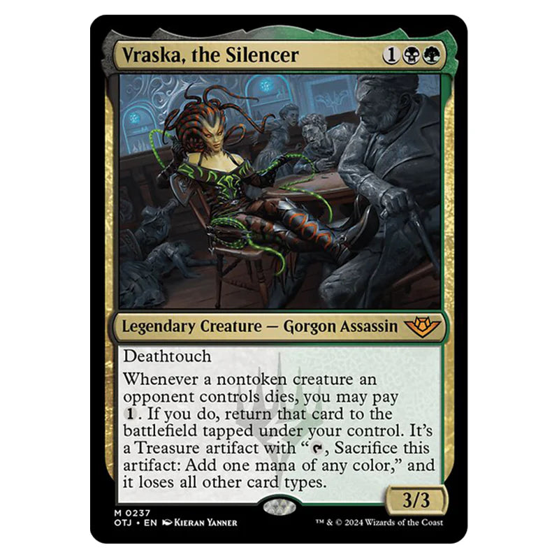 Magic The Gathering - Outlaws of Thunder Junction - Vraska, the Silenc Magic The Gathering - Outlaws of Thunder Junction - Vraska, the Silenc