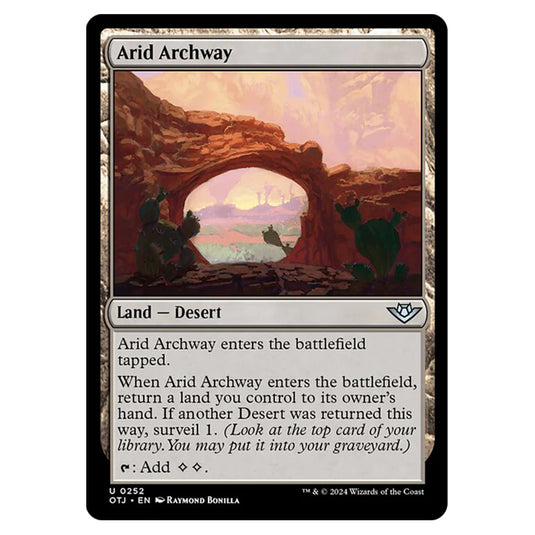 Magic The Gathering - Outlaws of Thunder Junction - Arid Archway - 0252