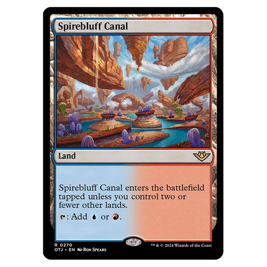 Magic The Gathering - Outlaws of Thunder Junction - Spirebluff Canal - 0270