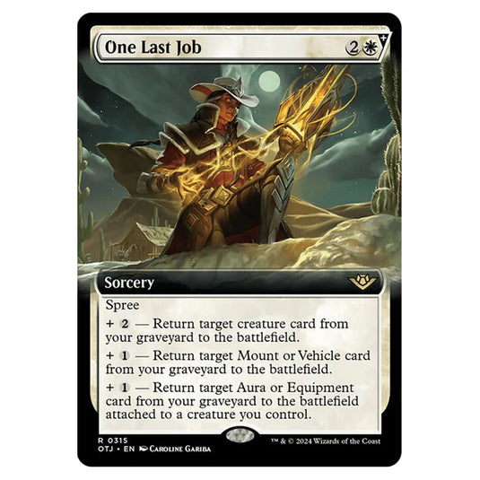 Magic The Gathering - Outlaws of Thunder Junction - One Last Job - 0315
