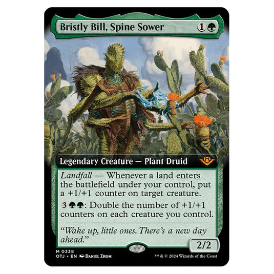 Magic The Gathering - Outlaws of Thunder Junction - Bristly Bill, Spine Sower (Extended Art) - 0338