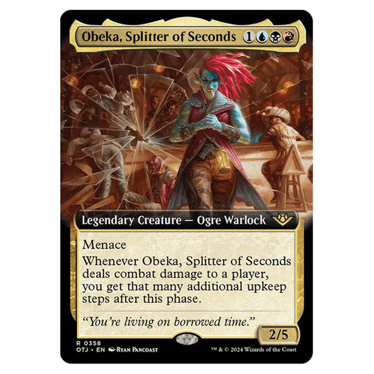 Magic The Gathering - Outlaws of Thunder Junction - Obeka, Splitter of Seconds (Extended Art) - 0358