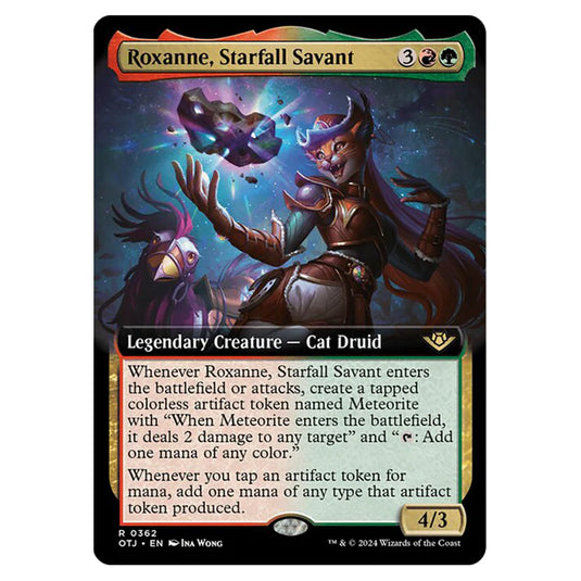 Magic The Gathering - Outlaws of Thunder Junction - Roxanne, Starfall Savant (Extended Art) - 0362