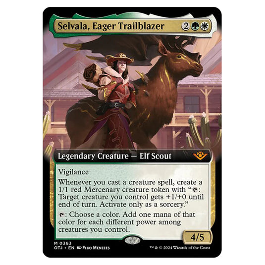 Magic The Gathering - Outlaws of Thunder Junction - Selvala, Eager Trailblazer (Extended Art) - 0363
