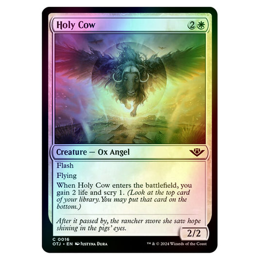 Magic The Gathering - Outlaws of Thunder Junction - Holy Cow - 0016 (Foil)
