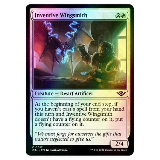 Magic The Gathering - Outlaws of Thunder Junction - Inventive Wingsmith - 0017 (Foil)