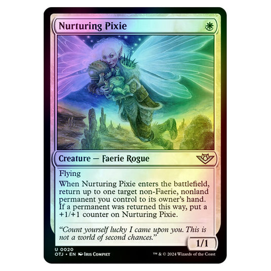 Magic The Gathering - Outlaws of Thunder Junction - Nurturing Pixie - 0020 (Foil)