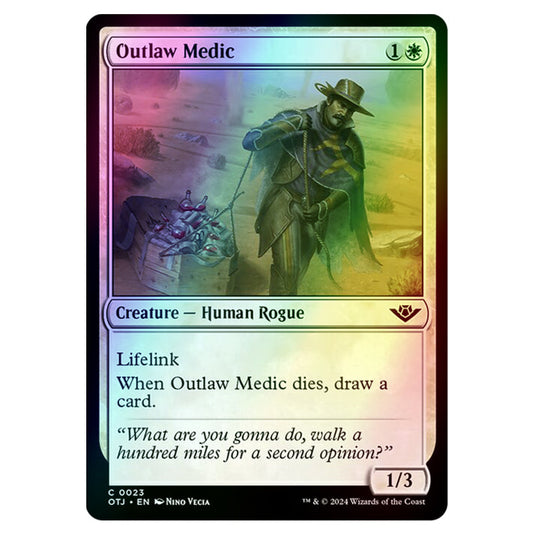 Magic The Gathering - Outlaws of Thunder Junction - Outlaw Medic - 0023 (Foil)