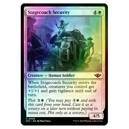 Magic The Gathering - Outlaws of Thunder Junction - Stagecoach Security - 0030 (Foil)