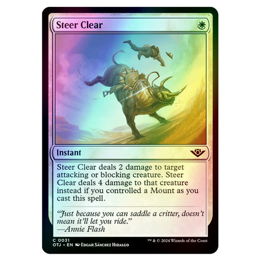 Magic The Gathering - Outlaws of Thunder Junction - Steer Clear - 0031 (Foil)