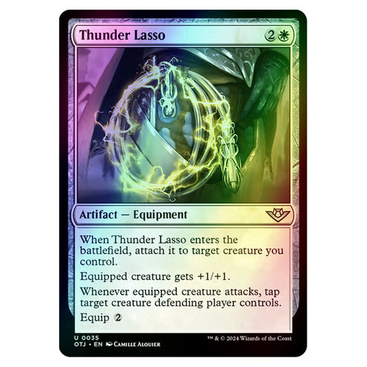Magic The Gathering - Outlaws of Thunder Junction - Thunder Lasso - 0035 (Foil)