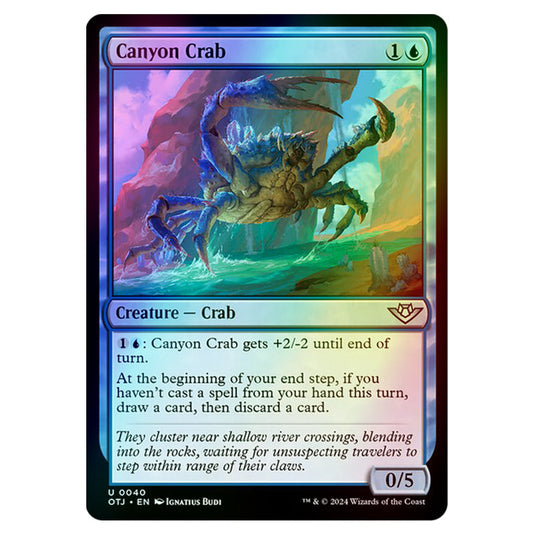 Magic The Gathering - Outlaws of Thunder Junction - Canyon Crab - 0040 (Foil)
