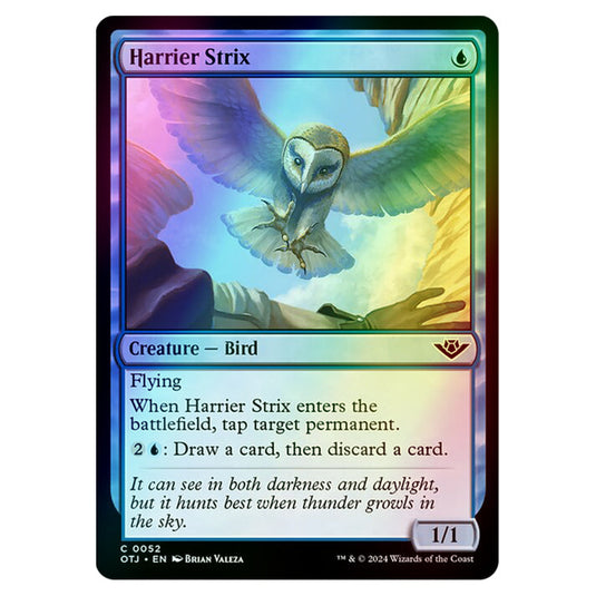 Magic The Gathering - Outlaws of Thunder Junction - Harrier Strix - 0052 (Foil)