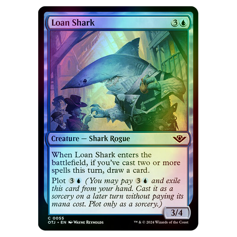 Magic The Gathering - Outlaws of Thunder Junction - Loan Shark - 0055 Magic The Gathering - Outlaws of Thunder Junction - Loan Shark - 0055