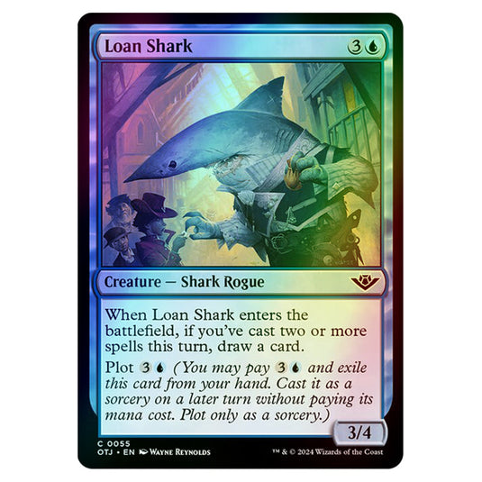 Magic The Gathering - Outlaws of Thunder Junction - Loan Shark - 0055 (Foil)