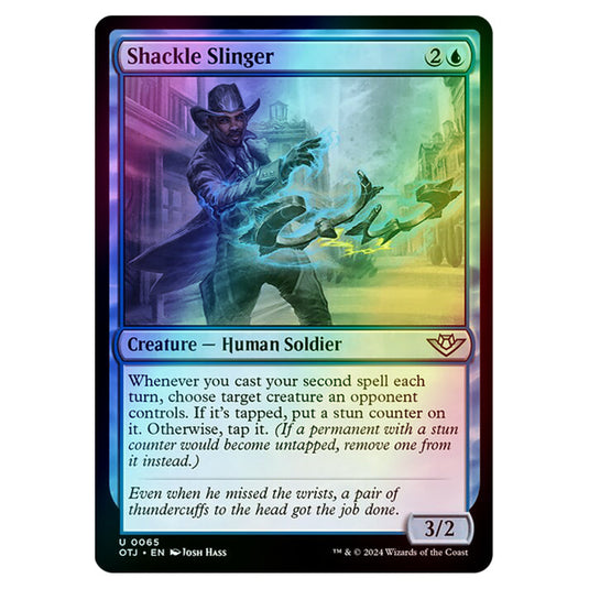 Magic The Gathering - Outlaws of Thunder Junction - Shackle Slinger - 0065 (Foil)