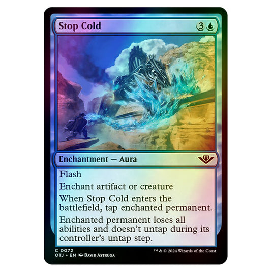 Magic The Gathering - Outlaws of Thunder Junction - Stop Cold - 0072 (Foil)