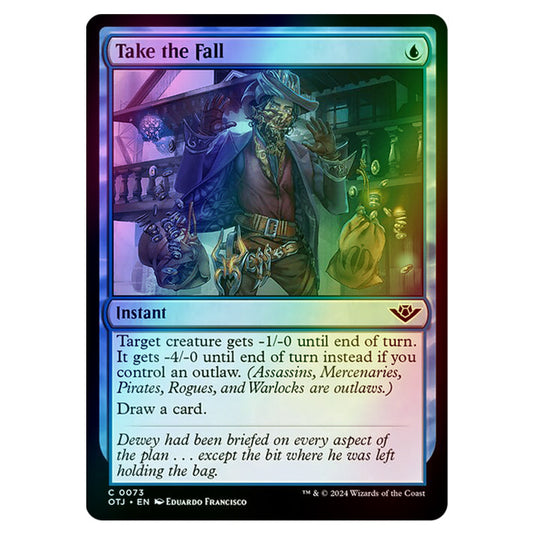 Magic The Gathering - Outlaws of Thunder Junction - Take the Fall - 0073 (Foil)