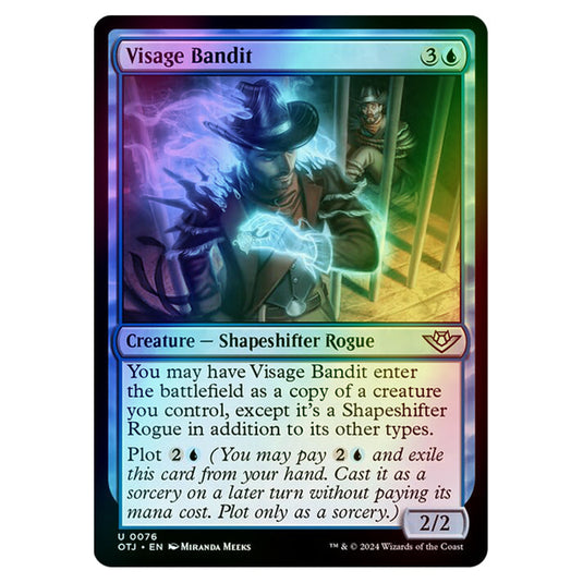 Magic The Gathering - Outlaws of Thunder Junction - Visage Bandit - 0076 (Foil)