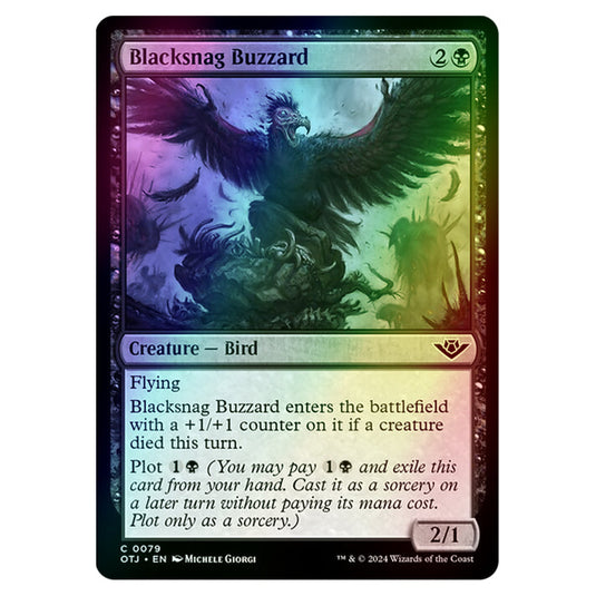 Magic The Gathering - Outlaws of Thunder Junction - Blacksnag Buzzard - 0079 (Foil)