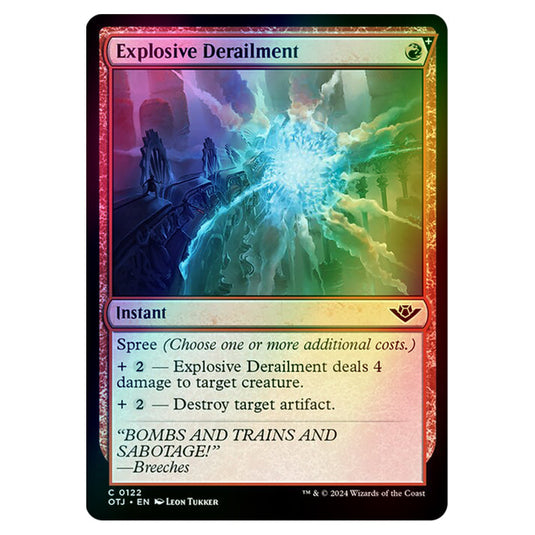 Magic The Gathering - Outlaws of Thunder Junction - Explosive Derailment - 0122 (Foil)
