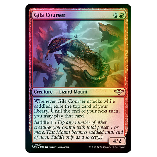 Magic The Gathering - Outlaws of Thunder Junction - Gila Courser - 0124 (Foil)