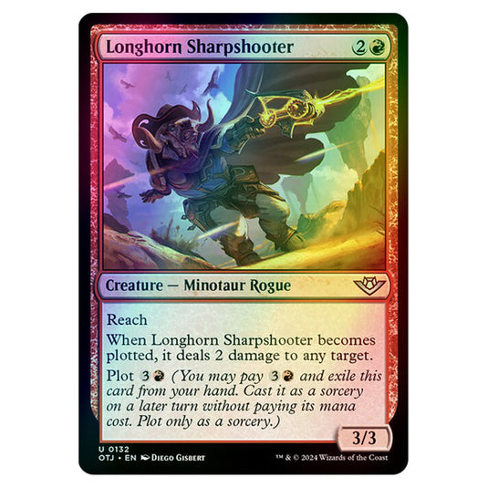 Magic The Gathering - Outlaws of Thunder Junction - Longhorn Sharpshooter - 0132 (Foil)
