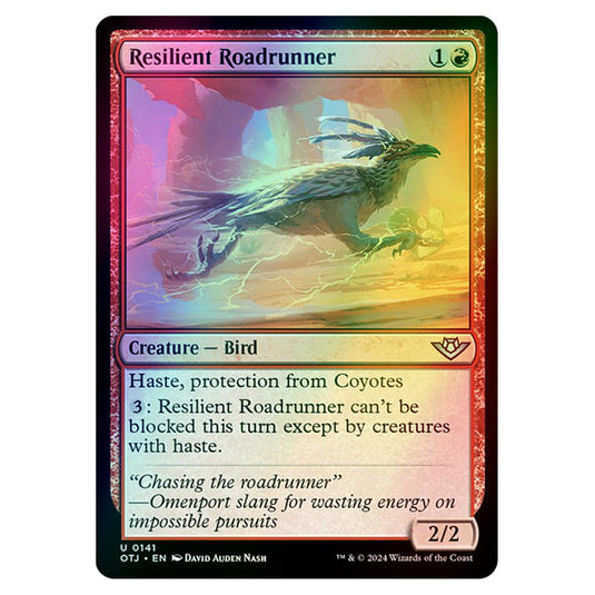 Magic The Gathering - Outlaws of Thunder Junction - Resilient Roadrunner - 0141 (Foil)