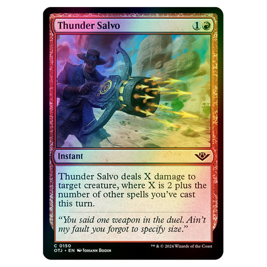 Magic The Gathering - Outlaws of Thunder Junction - Thunder Salvo - 0150 (Foil)