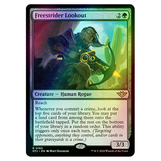 Magic The Gathering - Outlaws of Thunder Junction - Freestrider Lookout - 0163 (Foil)