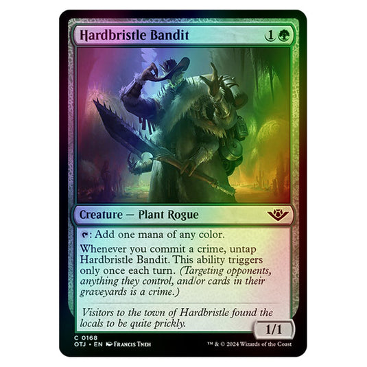 Magic The Gathering - Outlaws of Thunder Junction - Hardbristle Bandit - 0168 (Foil)