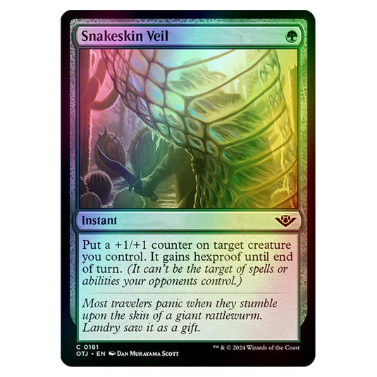 Magic The Gathering - Outlaws of Thunder Junction - Snakeskin Veil - 0181 (Foil)