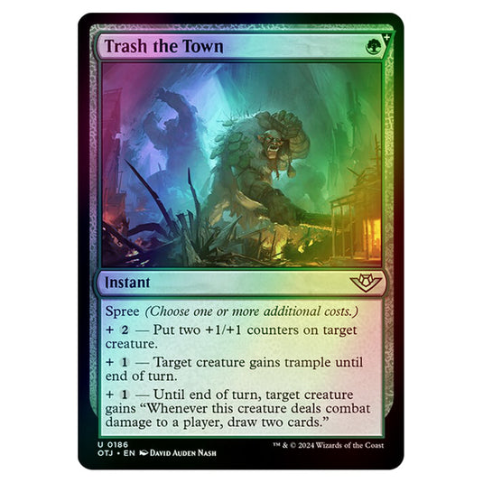 Magic The Gathering - Outlaws of Thunder Junction - Trash the Town - 0186 (Foil)