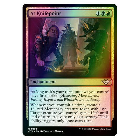 Magic The Gathering - Outlaws of Thunder Junction - At Knifepoint - 0193 (Foil)