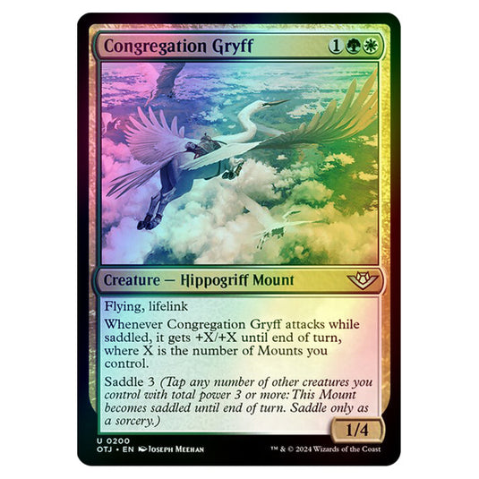 Magic The Gathering - Outlaws of Thunder Junction - Congregation Gryff - 0200 (Foil)