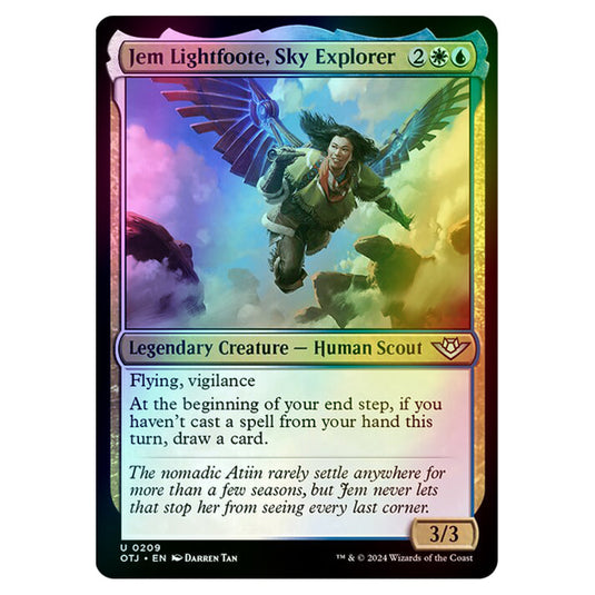 Magic The Gathering - Outlaws of Thunder Junction - Jem Lightfoote, Sky Explorer - 0209 (Foil)