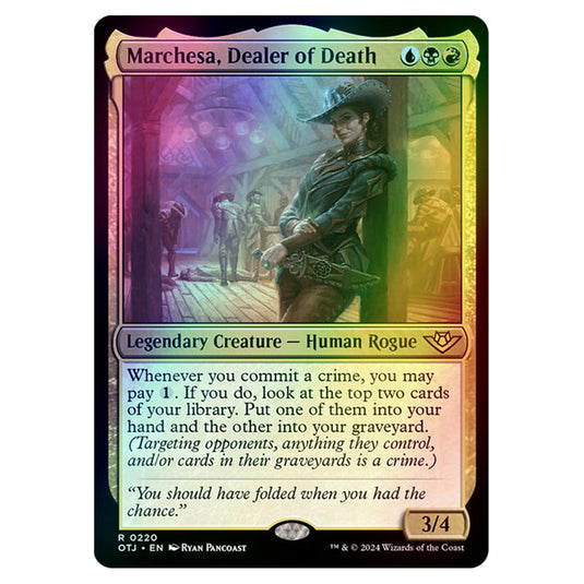 Magic The Gathering - Outlaws of Thunder Junction - Marchesa, Dealer of Death - 0220 (Foil)