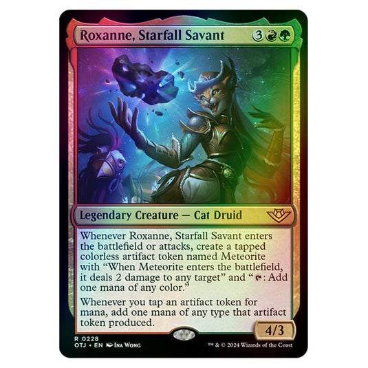Magic The Gathering - Outlaws of Thunder Junction - Roxanne, Starfall Savant - 0228 (Foil)
