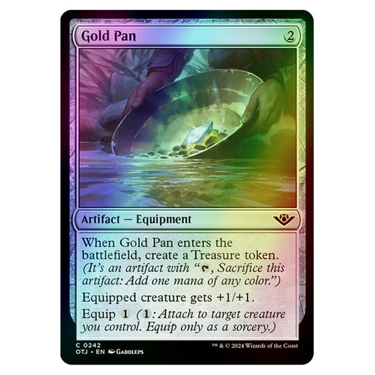 Magic The Gathering - Outlaws of Thunder Junction - Gold Pan - 0242 (Foil)