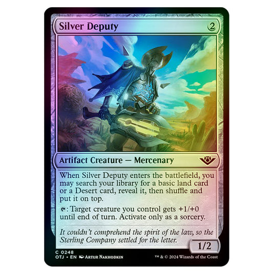 Magic The Gathering - Outlaws of Thunder Junction - Silver Deputy - 0248 (Foil)