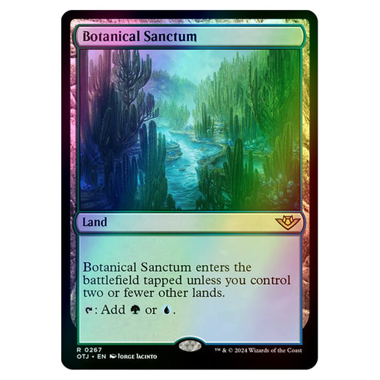 Magic The Gathering - Outlaws of Thunder Junction - Botanical Sanctum - 0267 (Foil)