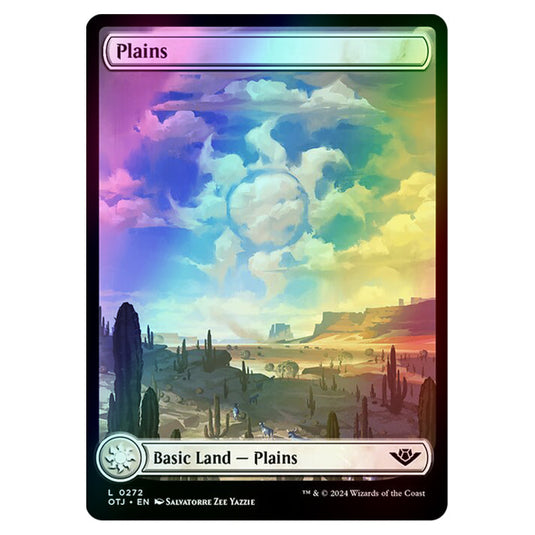 Magic The Gathering - Outlaws of Thunder Junction - Plains - 0272 (Foil)