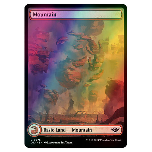 Magic The Gathering - Outlaws of Thunder Junction - Mountain - 0275 (Foil)