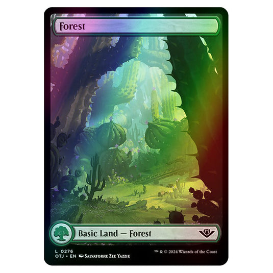 Magic The Gathering - Outlaws of Thunder Junction - Forest - 0276 (Foil)