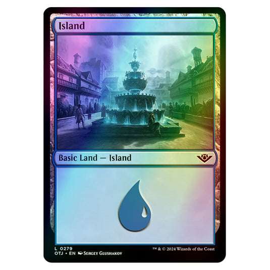 Magic The Gathering - Outlaws of Thunder Junction - Island - 0279 (Foil)