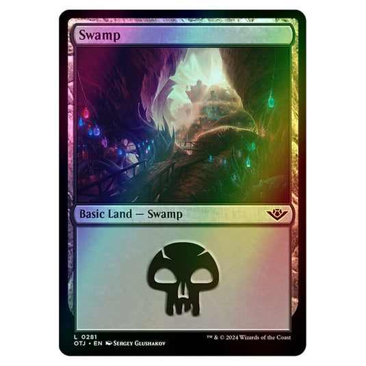 Magic The Gathering - Outlaws of Thunder Junction - Swamp - 0281 (Foil)