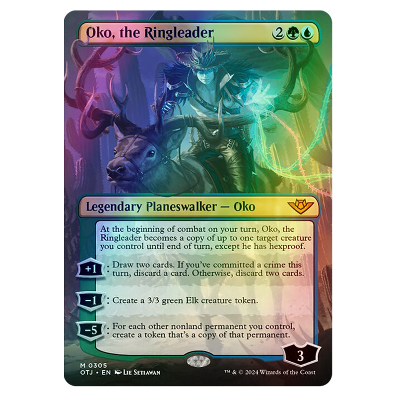 Magic The Gathering - Outlaws of Thunder Junction - Oko, the Ringleade Magic The Gathering - Outlaws of Thunder Junction - Oko, the Ringleade