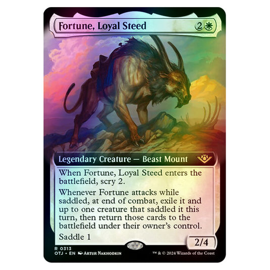 Magic The Gathering - Outlaws of Thunder Junction - Fortune, Loyal Steed - 0313 (Foil)