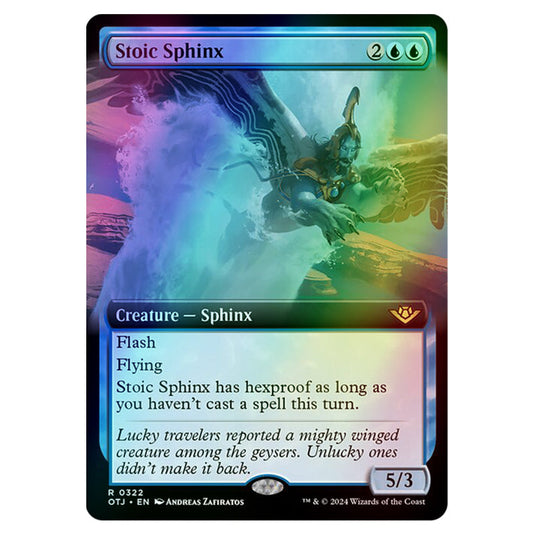 Magic The Gathering - Outlaws of Thunder Junction - Stoic Sphinx - 0322 (Foil)