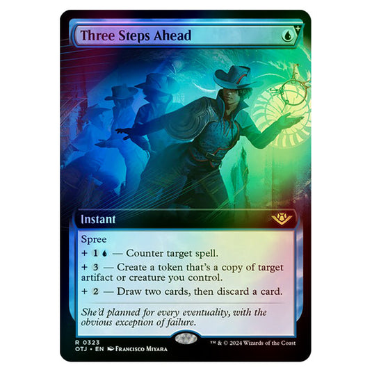 Magic The Gathering - Outlaws of Thunder Junction - Three Steps Ahead - 0323 (Foil)